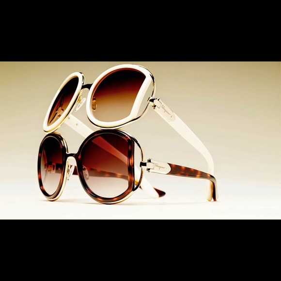 FERRAGAMO New Tortoise ‘Buckle’ Sunglasses AUTHNTC